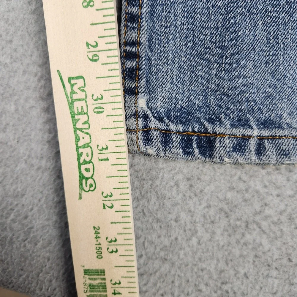 Faded Glory Jeans Mens 32x32 Blue Denim Whiskering Cotton Casual Straight Fit